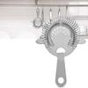 2 Pack of Cocktail Strainer Stainless Steel Bar Cocktail Strainer Filtering Tool for Bar Restaurant Home