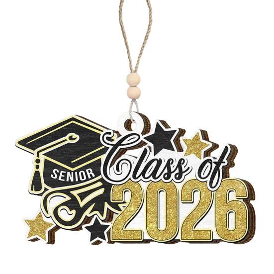 

2026 Graduation Money Holder Class of 2026 Wooden Cash Gift Holder for High School College University Graduation Party Supplies