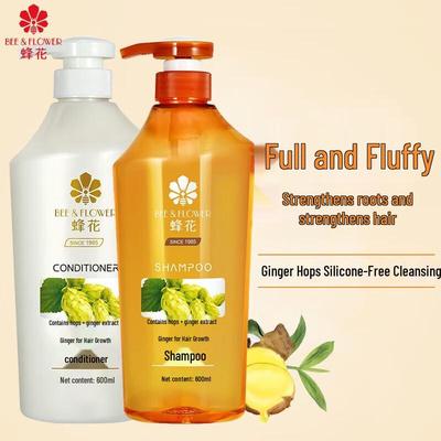 Bee Flower Ginger Hair Strengthening Shampoo & Conditioner Set