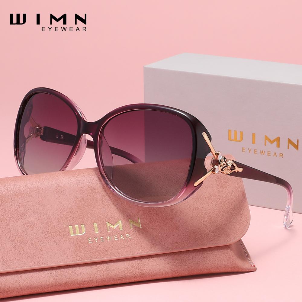 

Овальные поляризованные солнцезащитные очки WIMN с гибкой оправой из металла с эффектом памяти и покрытием против царапин фиолетовый