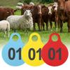 New TPU Animal Tag Plastic Farm Animal Pig Cow Sheep Pet Dog Identification Carrying Tag Supplies Number 01-50/01-100