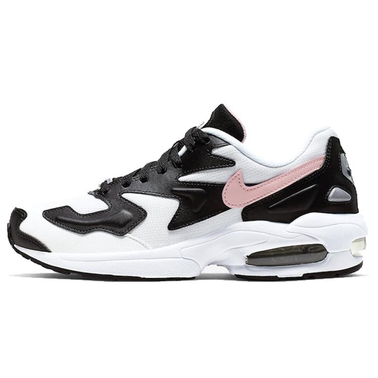 

Nike Air Max2 Light White Bleached Coral Black Women s AO3195-101