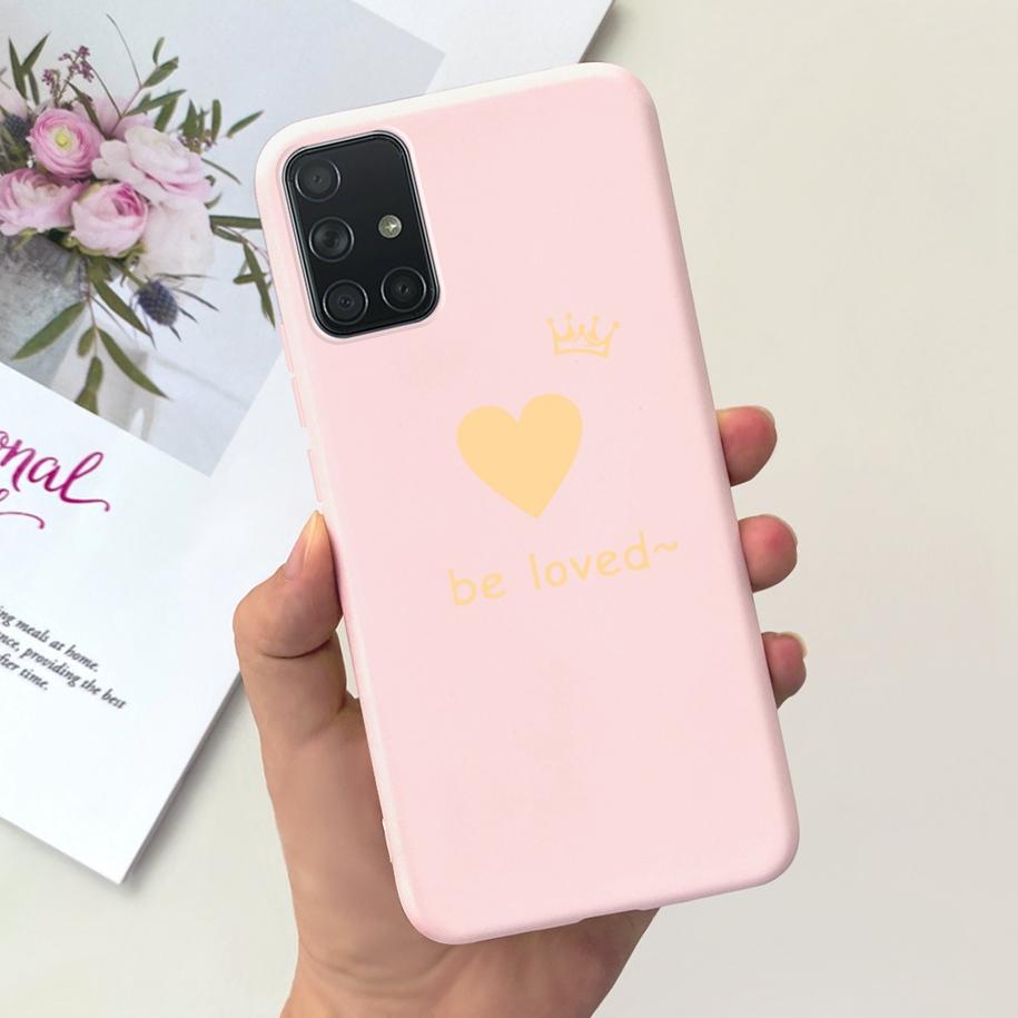 For Samsung A51 A71 A31 Phone Case Fashion Pattern Liquid Silicone Full Protection Back Cover For Samsung Galaxy A 51 71 31 Capa