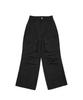 AAKAM Knee Pin-Tuck Rain Shield Pants (Black)