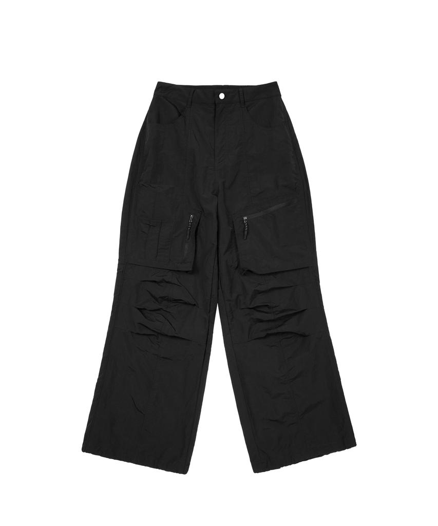 AAKAM Knee Pin-Tuck Rain Shield Pants (Black)
