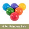 DIY Rainbow Blocks Baby Wooden Toys Large Size Rainbow Stacker Creative Building Blocks Montessori Educational Toys Wooden Toy