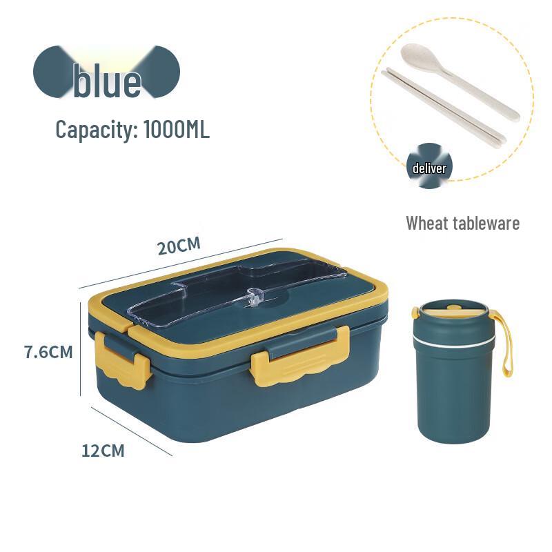 Sigeel Wheat Straw Lunch Box Set