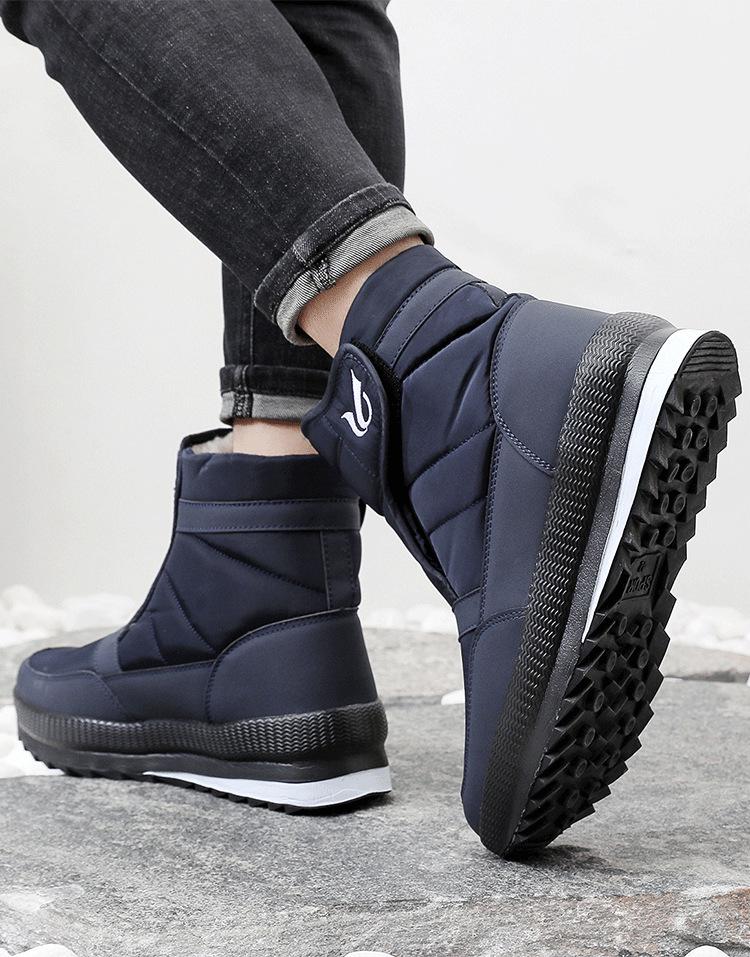 Pánské zesílené zimní sněhule pro seniory - Plus sametové teplé bavlněné boty pro tatínky