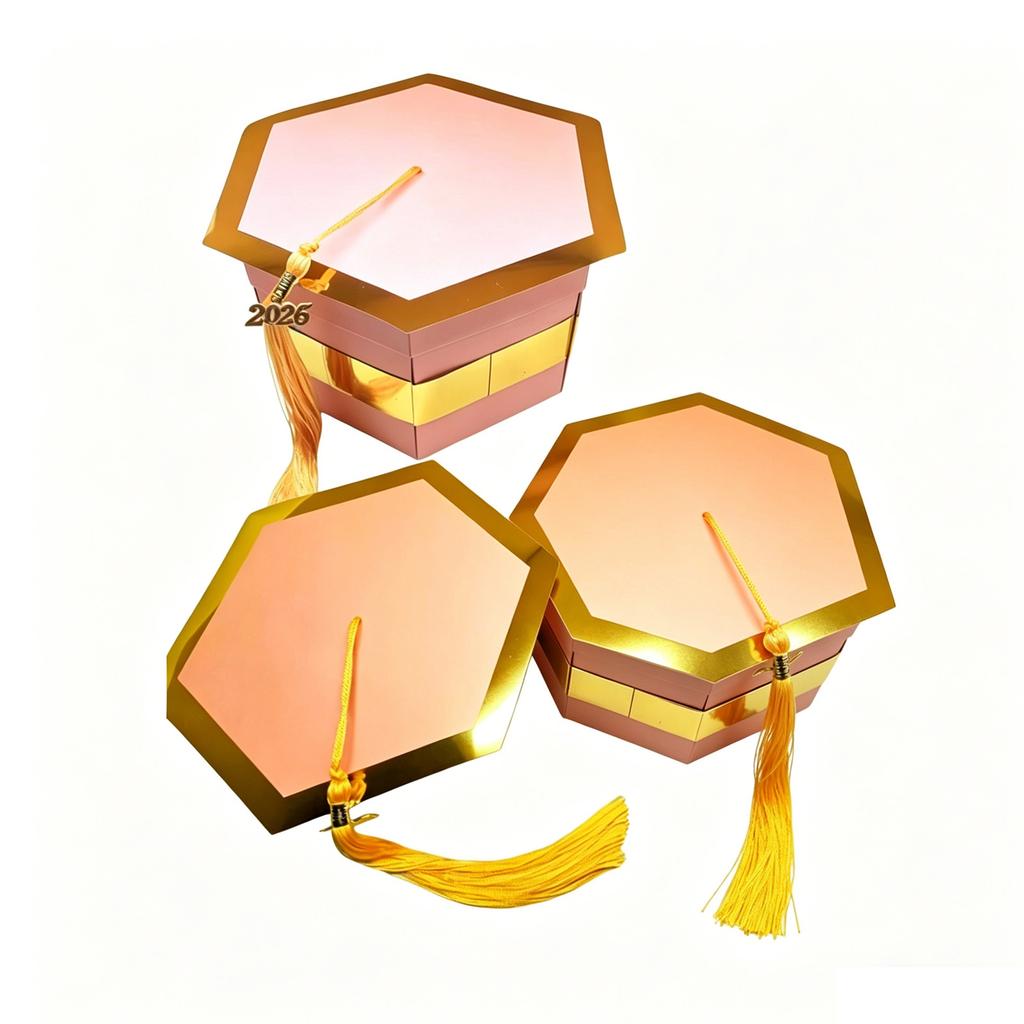 Graduation Money Explosion Box Gift Card Holder Handmade Paper Craft Surprise Box with Multiple Foldable Layers for Special Occasions