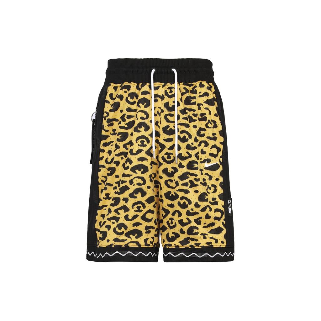 Nike Dri-FIT Leopard Print Straight-Leg Basketball Shorts Men Shorts Beige DX0172-725