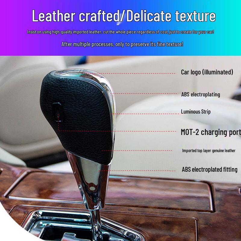 Luminous LED Gear Shift Knob for Vellfire Automatic Transmission Modification