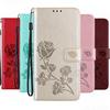 Rose Leather Wallet Flip Case For Vivo V30 SE V40 Pro Y03 Y18 Y28S 5G Y28 Y 18 03 V 30 40 V30SE V40SE V30Pro Cover Funda