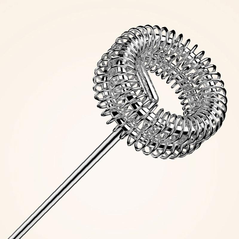 Stainless Steel Milk Frothing Wand with Detachable Whisk Heads Automatic Stirring Function Suitable for Coffee Eggs