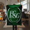 St. Gallen Voetbalclub Print Flanellen Deken, Hoge Kwaliteit Comfortabel voor Alle Seizoenen, Woondecoratie, Warmte en Comfort
