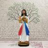 Sacred Mother Marys With Child Statue Resin Catholic Figurine Light Design For Christian Faithful Collectors Family