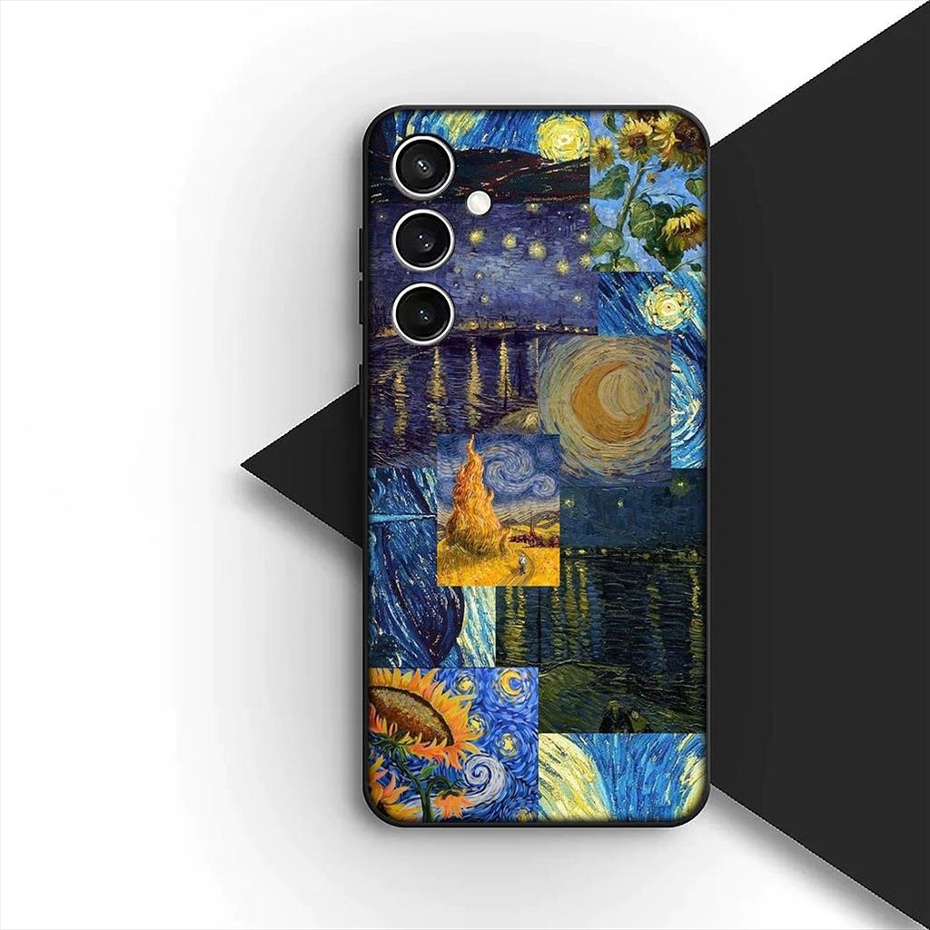 Casing for Xiaomi Redmi Note 13 14 Pro Plus ProPlus 14C 13C Pro+ 5G Phone Cover Protective Case Sunflower Starry Night Van Gogh
