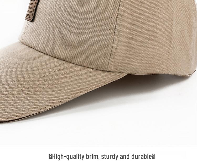 Classic Canvas Inscription Baseball Cap - Spring/Autumn Outdoor Sunshade