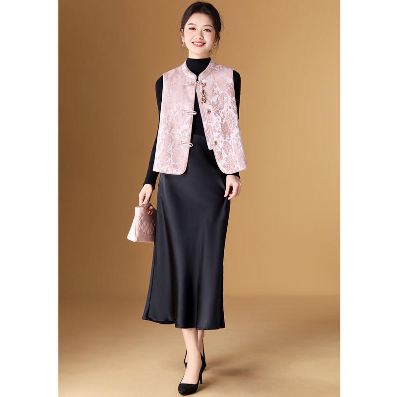 Meilannie Retro Embroidered Cotton Vest