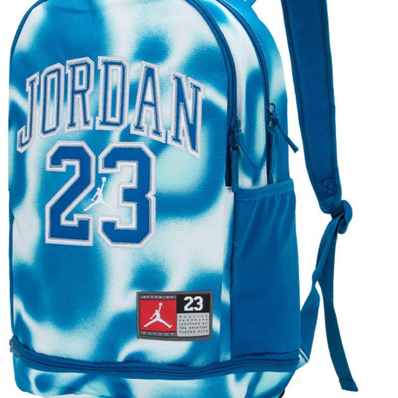 New Jordan Jersey Backpack Waterproof Blue/White JD2423048AD-002