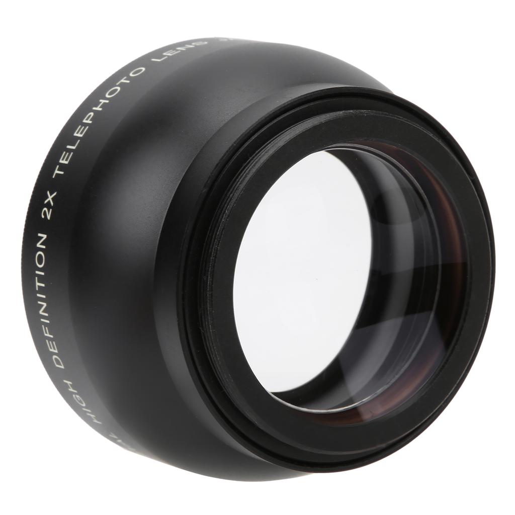 49MM 2X Magnification Telephoto Lens Suitable for All Camera Lenses of 49MM Caliber