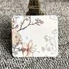 100pcs Chic Floral Earring Display Cards - Durable Patterned Paper, Elegant Showcase Solution for Jewelry