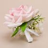 Elegant Wedding Groom Bridal Boutonniere Wrist Corsage Set for Wedding Business Meeting Receptions Wedding Accessories