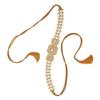 A52E Moroccan Waist Chain Belly Chain Belt Ethnic Wedding Belt Belly Chain for Dress