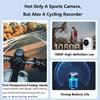 Winziger hochklarer Abenteuer-Rekorder mit 32 GB Speicherkarte, reibungslose Bewegungsdokumentation für Fahrradkamera, Radsport