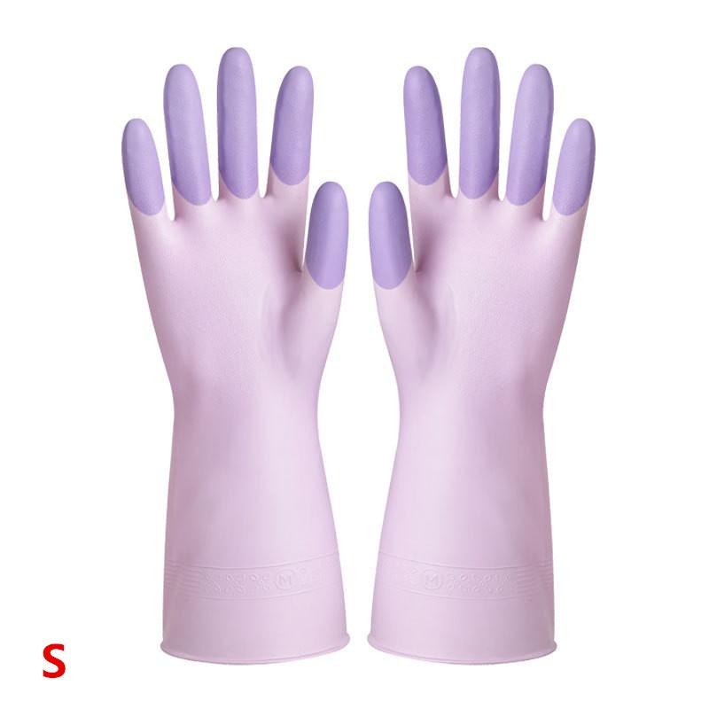 Guanti per Lavare i Piatti in Silicone Pulizia Cucina Antiscivolo Comodi Lunghi Riutilizzabili Durevoli per la Casa