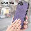 For iPhone 16e Case Shockproof Slim Retro Leather Phone Back Cover