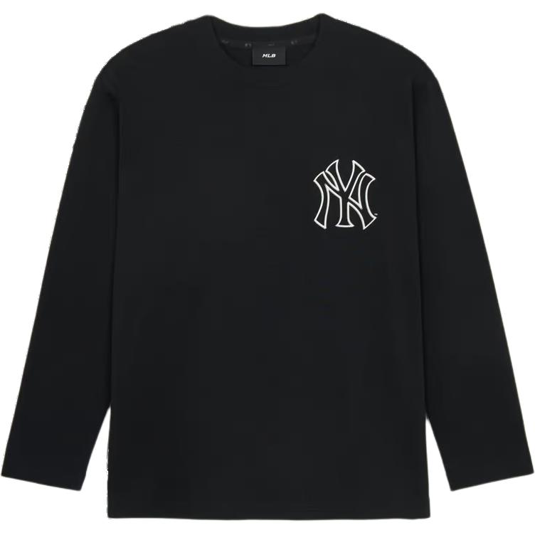 New MLB New York Yankees Mega Logo T Shirt Unisex Black 3ATSB0544-50BKS