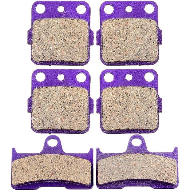 

ECCPP Brake Pads Fit for Yamaha Grizzly 660 YFM660 YFM660F YFM660FA 2002 2003 2004 2005 2006 2007 2008, fa344 Front and Rear Replacement Brake Pads