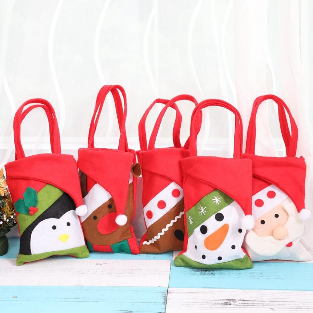 Gift Wrap Supplies Cute For Kids Gift Pouch Santa Sacks Christmas Gift Bag Party Favor Bags