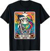Tarot Card The Lovers Rainbow Kissing Lesbian Skeletons T-Shirt Unisex T-Shirt
