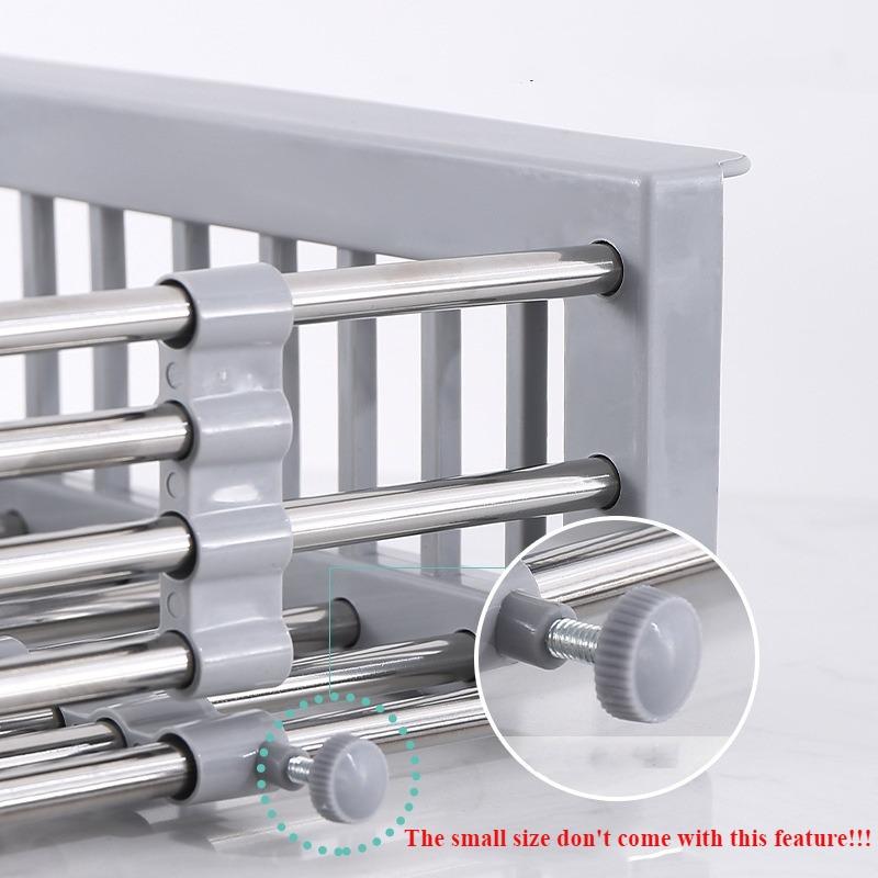 Kitchen Sink Drain Rack Dish Drain Rack Kitchen Basket Folding Drain Rack Stainless Steel Kitchen Sink Kitchen Washing Dishes