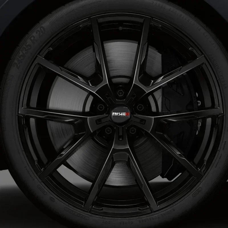 4Pcs Aluminum Metal Emblem Car Wheel Center Hub Caps Sticker Badge For Nissan Nismo 350Z 370Z GTR Patrol Juke X-Trail Qashqai