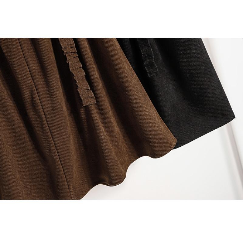 DIMANAF 2025 Autumn Plus Size Long Women Skirts Lace Elastic Waist Oversize Elegant High Waist Skirts A-Line