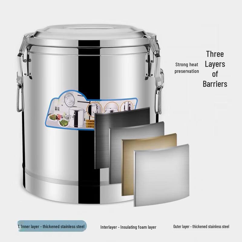 HUIHUADU Stainless Steel Insulated Food & Beverage Dispenser