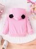 Girls Coat Printed Long Sleeve Tops Children' Winter Clothing