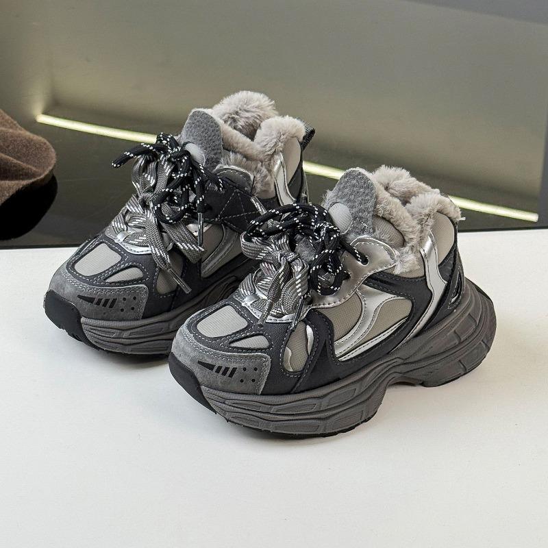 

Детская большая хлопковая спортивная обувь зима новая одноклассники мальчики папины кроссовки бархатные теплые кроссовки для бега для девочек 26-30 yards whole hand 5 pairs starting batch серый