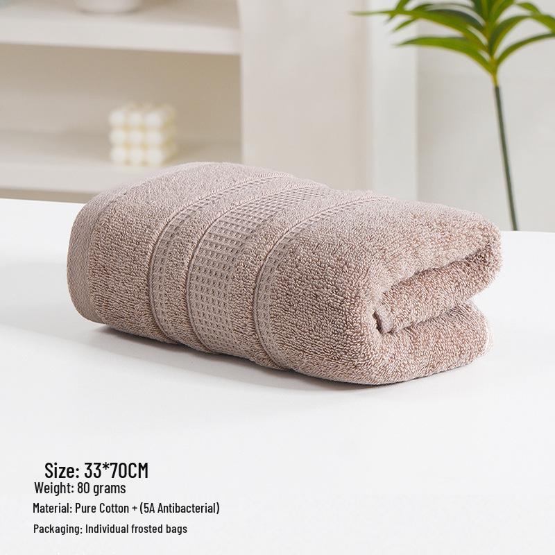 Antibakterielle reine Baumwolle einzeln verpackte Handtücher - Saugfähige Gesichts- & Badetücher für Erwachsene, Männer & Frauen