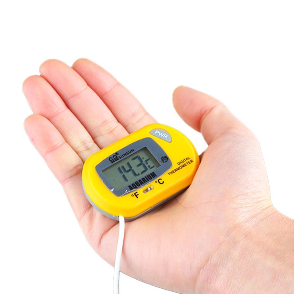 Termometr do akwarium Wodoodporny termometr elektroniczny LCD Cyfrowy ekran akwarium Czujnik termometru Kontroler z sondą