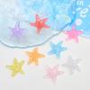 Multi-Color Sparkling Starfish Resin Charms for Crocs, Jewelry & Hair Clips