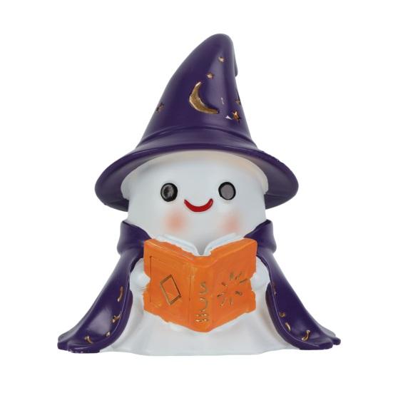 

1/2Pcs Enchanting Wizard Ghost Night Light Halloween Reading Book Ghost LED Lamp Home Bedroom Kids Room Decoration Book Lovers Gift 1pc