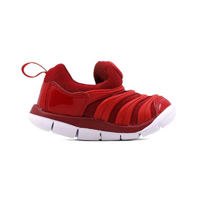 Nike Dynamo Free Abrasion Resistant Low Top Toddler Shoes White Red Infant And Toddler 343938-621