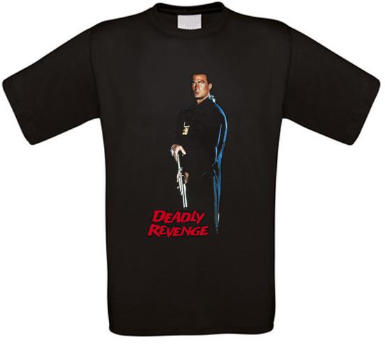 Deadly Revenge Brooklyn Massacre Cult Movie Seagal T-Shirt All Sizes XL