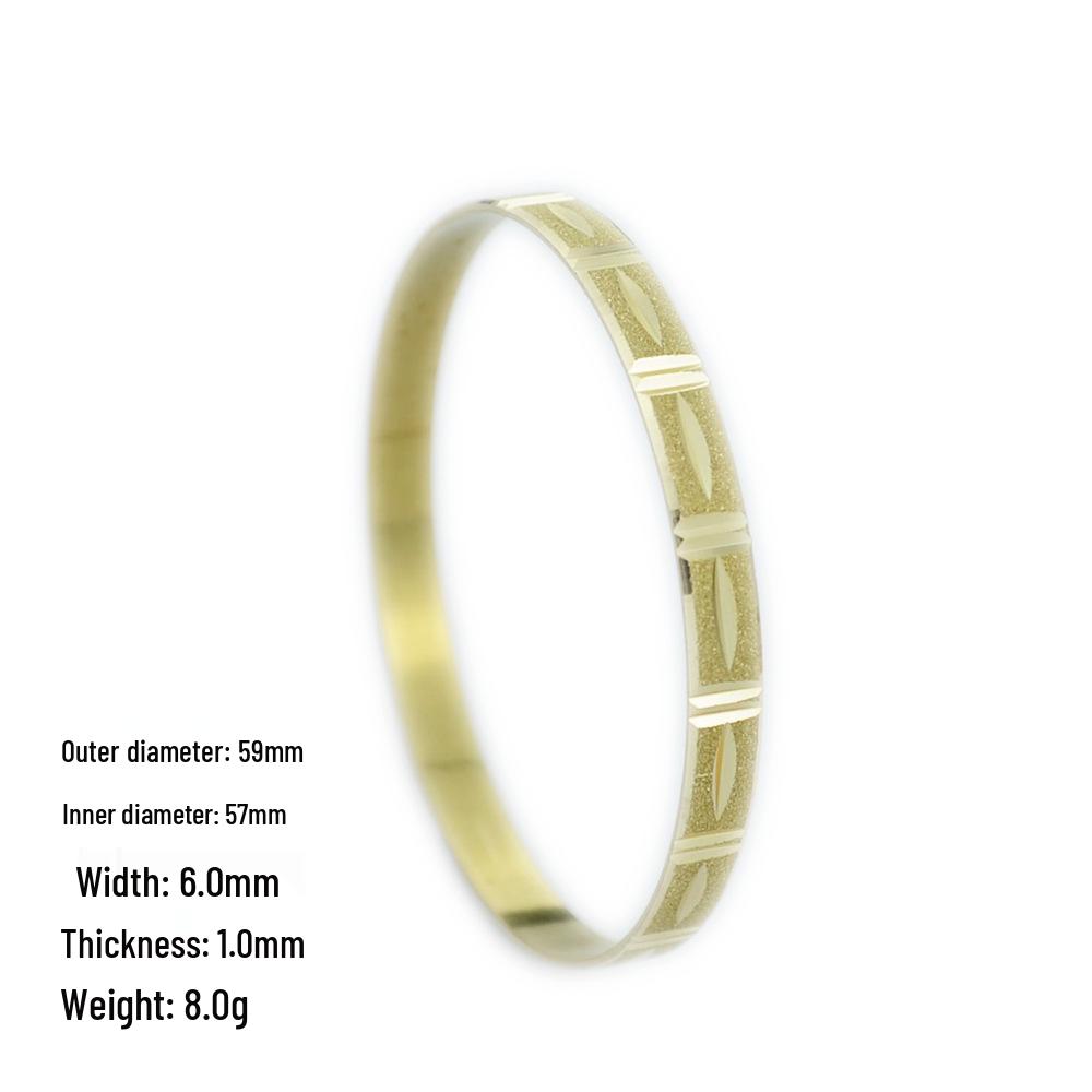 2024 Luxury Brass-Plated Engraved Bracelet Collection