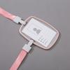 1pc Horizontal /Vertical Dual Use Name Card Holders Clear Card Sleeve Bus Id Holders Protective Shell Badge Case Office Supplies
