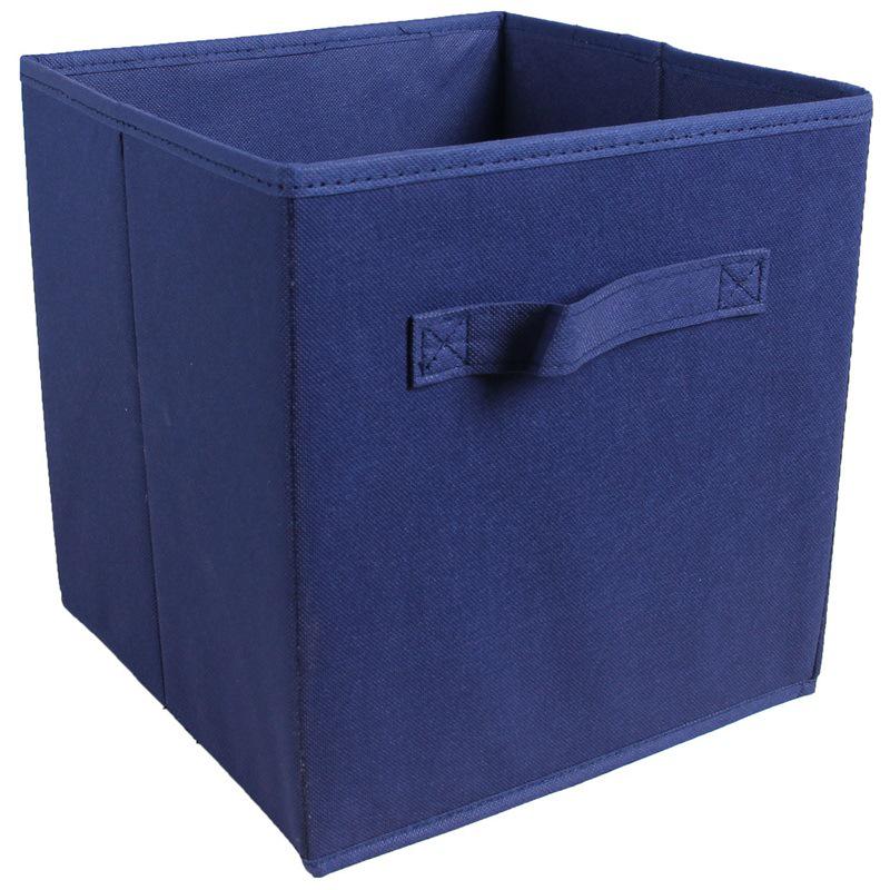 Universal Lidless Foldable Storage Box for Clothes & Toys - Non-Woven Fabric Organizer
