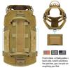 Nylon Tactical Dog Harness Military Dogs Vest Durable Pet Training Harnesses with Flags for Medium Large Dogs Golden Retriever